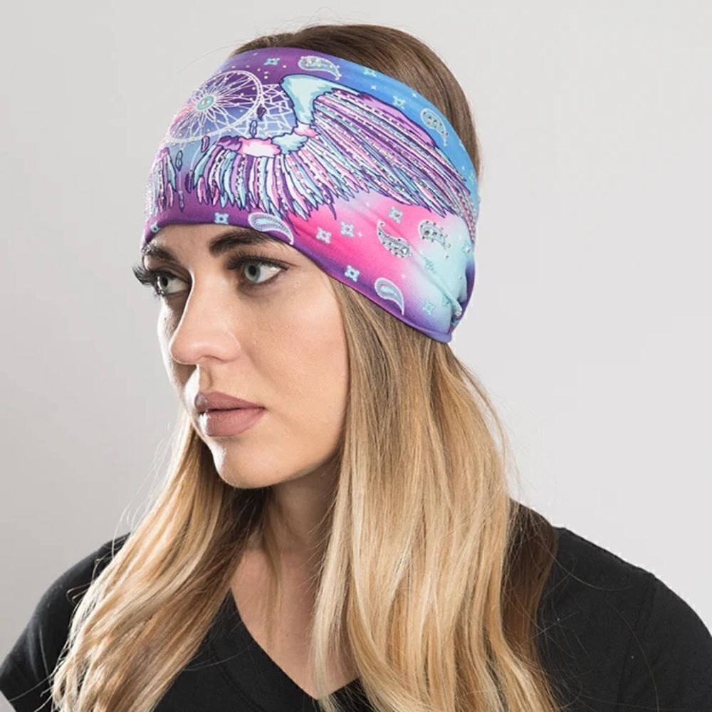 Rainbow Dream Catcher Wings w/Gems EZ Bandz